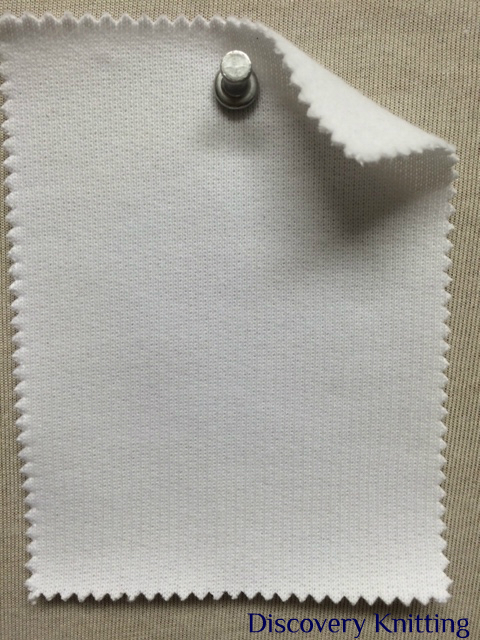 White Poly Cotton Brushed Fleece Fabric